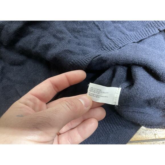 Club Monaco Black V Neck Pullover Cashmere Sweater Womens Size Medium - Picture 8 of 10